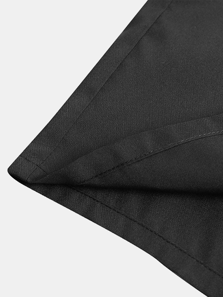 INCERUN Men Black Pant Fashion Casual Loose Fit Irregular Pant Skirt Spring Summer Mens Elastic Black Streetwear Pants