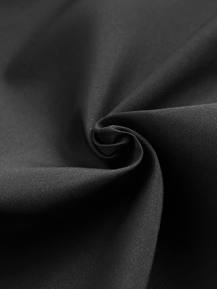 INCERUN Men Black Pant Fashion Casual Loose Fit Irregular Pant Skirt Spring Summer Mens Elastic Black Streetwear Pants