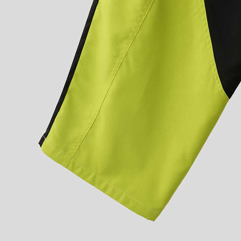 INCERUN Mens Color-Block Spliced Design Pant Fashion Elastic Waist Loose Fit Pants