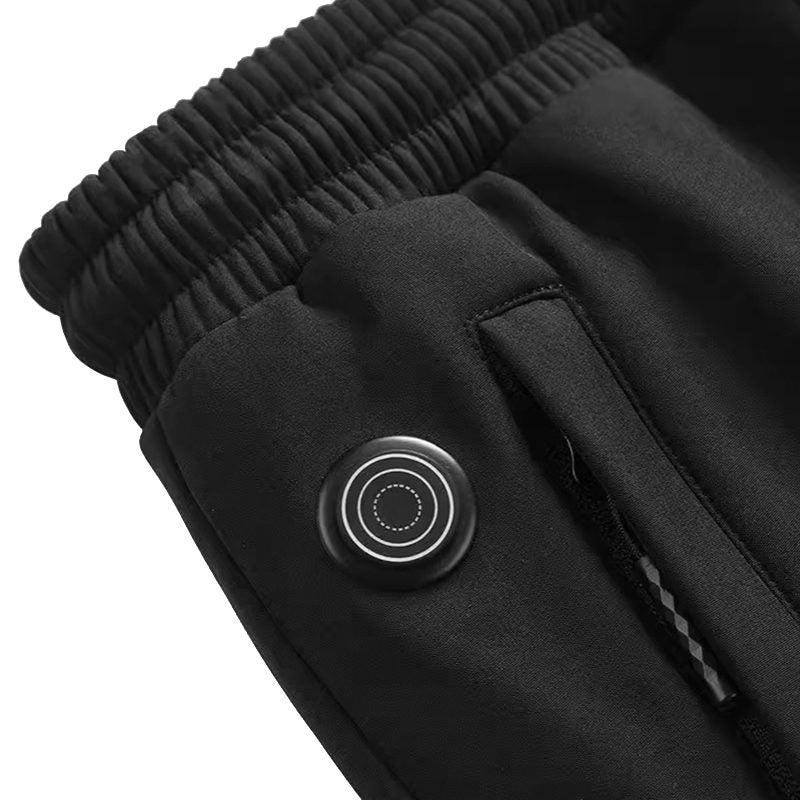 HP-12 Heated Pants 12 Heating Zone 3 Temperature Adjustment Casual Pants Thickening Winter Warm Electric Heating Trouser for Men Women
