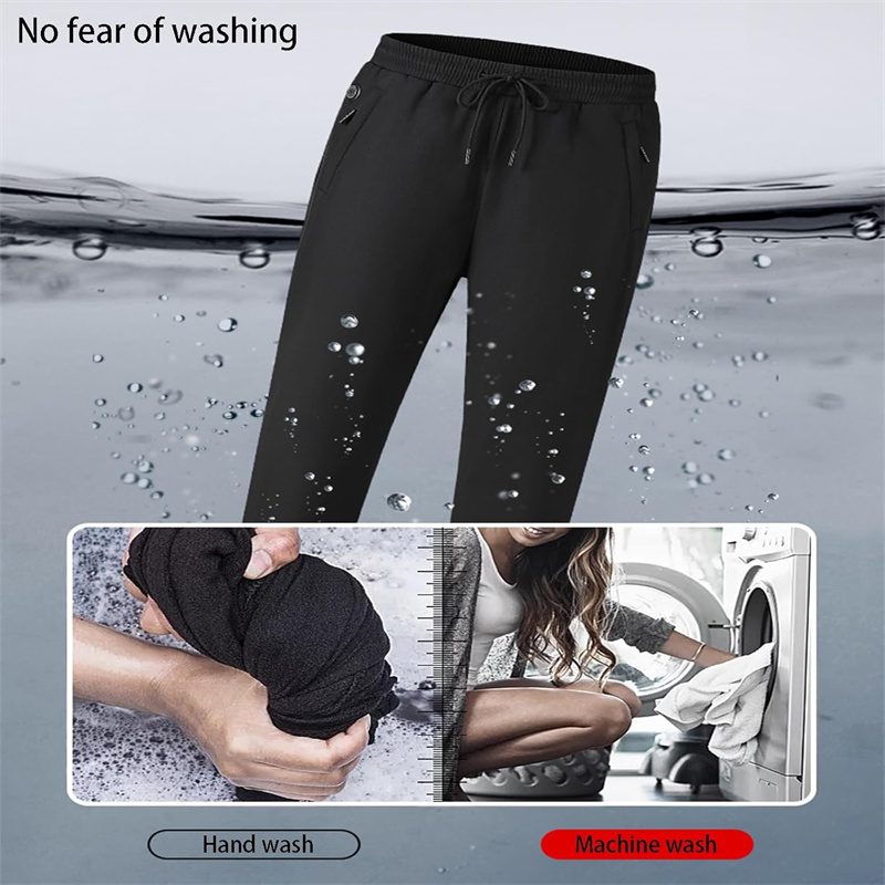 HP-12 Heated Pants 12 Heating Zone 3 Temperature Adjustment Casual Pants Thickening Winter Warm Electric Heating Trouser for Men Women