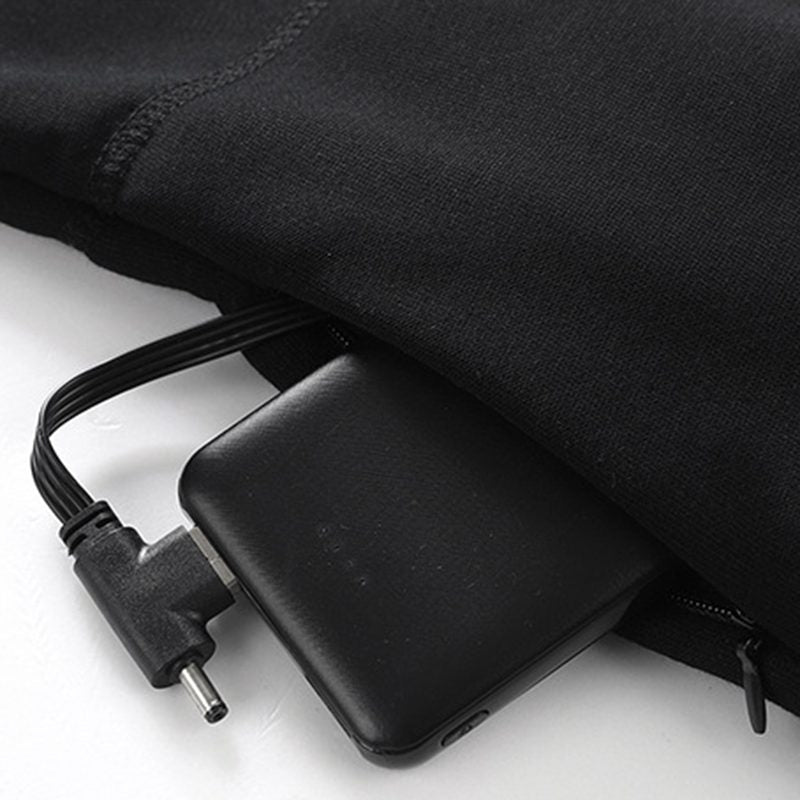 HD-30 Heating Underwear Pant Set Thermal Long Sleeves Trousers Men Women Heated Suit USB Electric Thermal Underwear for Winter