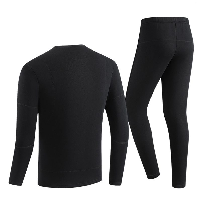 HD-30 Heating Underwear Pant Set Thermal Long Sleeves Trousers Men Women Heated Suit USB Electric Thermal Underwear for Winter