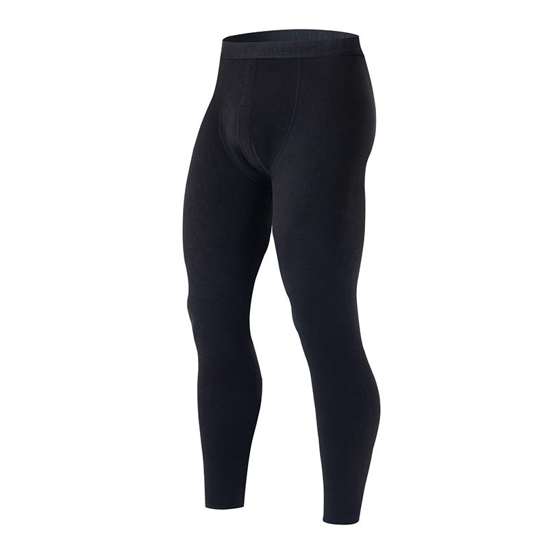 Men’s Warm Compression Pants Winter Thermal Bottom Pants for Sports Outdoor Comfortable Fitness Leggings Autumn Pants