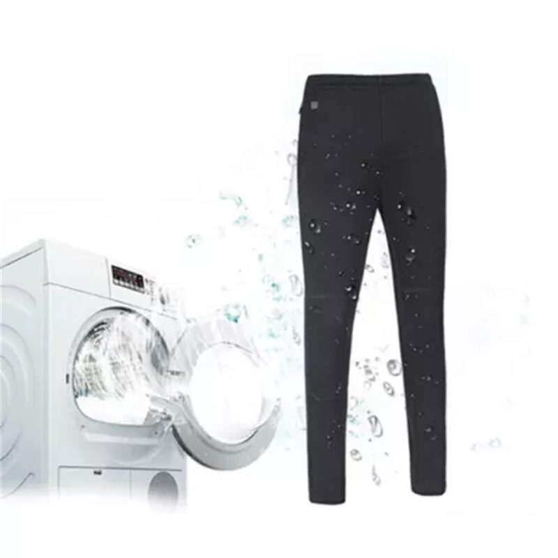 HD-02B Heating Underwear Pant Set Fleece Lined Thermal Long Sleeves Trousers Men Women Heated Suit USB Electric Thermal Underwear for Winter