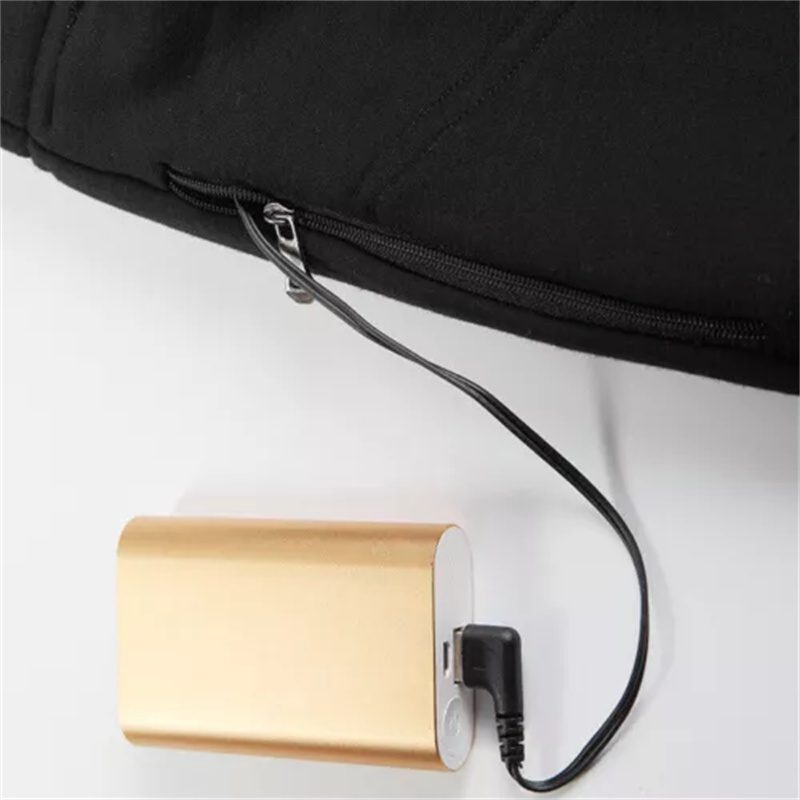 HD-02B Heating Underwear Pant Set Fleece Lined Thermal Long Sleeves Trousers Men Women Heated Suit USB Electric Thermal Underwear for Winter